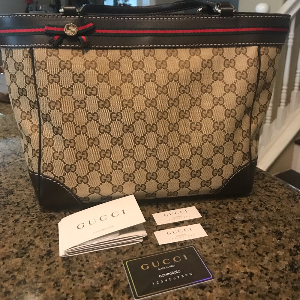 Authentic Gucci Tote
